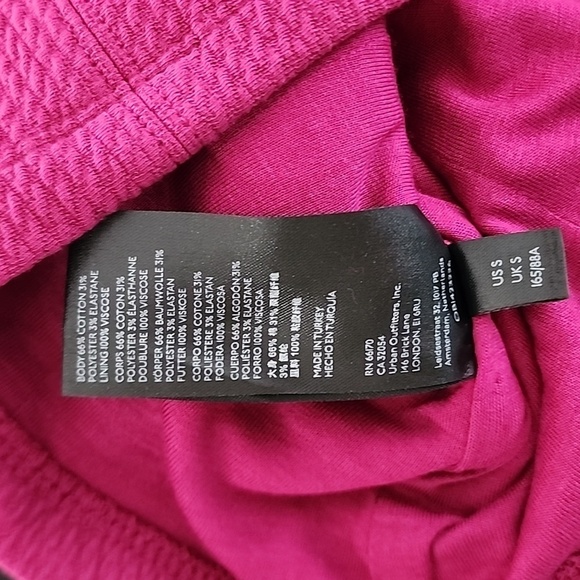 Maeve Anthropologie Pink and Black Tie Back Corset Style Tank Top Size Small - Picture 10 of 10